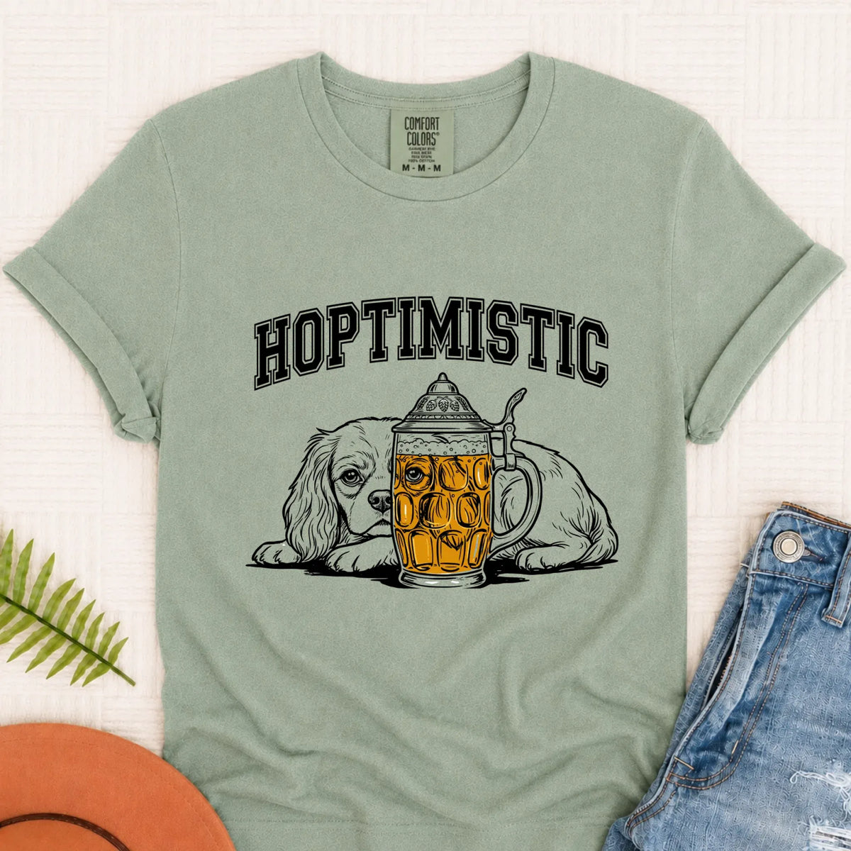 Customizer Monster Light 1717 / Bay / S Cavalier Beer Lover Day Drinking Unisex TShirt
