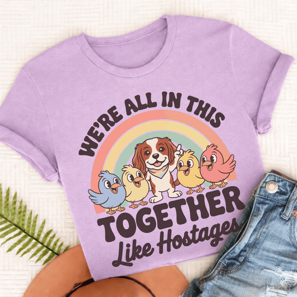 Cavalier Better Hostage Situation Unisex TShirt Comfort Colors Orchid
