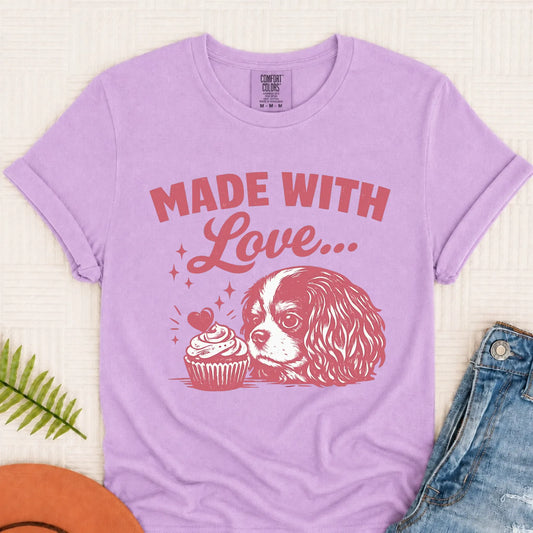 Cavalier Cupcake Baking Unisex Tshirt Orchid
