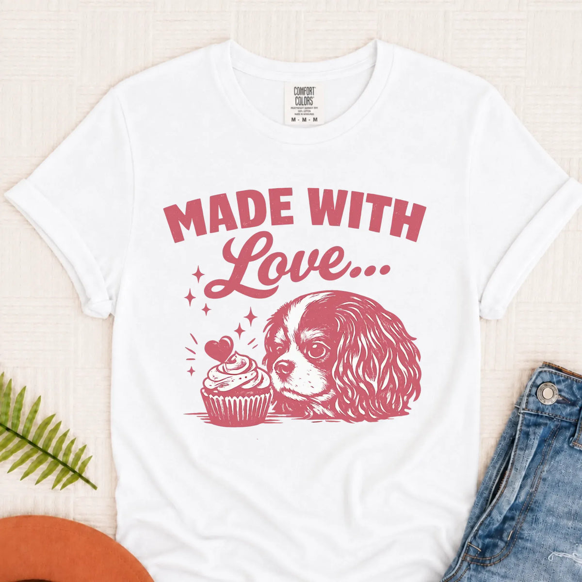 Cavalier Cupcake Baking Unisex Tshirt White