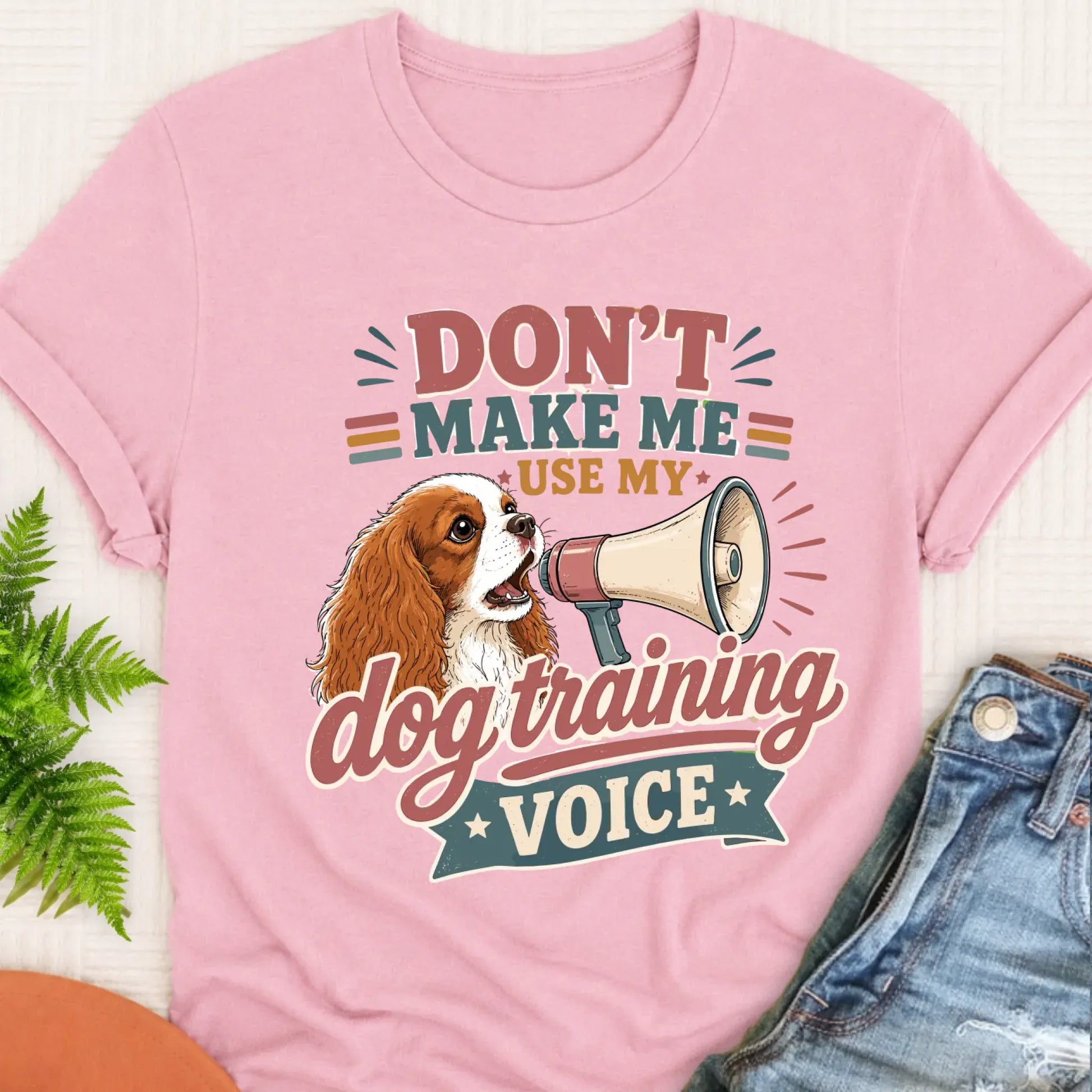 T-Shirt Blossom / S Cavalier Dog Training Voice Unisex TShirt