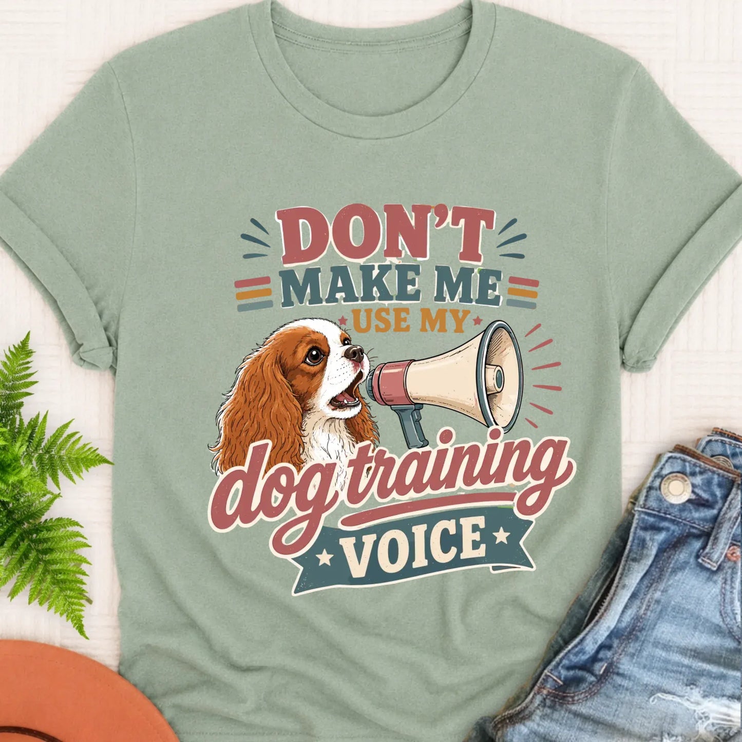 T-Shirt Bay / S Cavalier Dog Training Voice Unisex TShirt