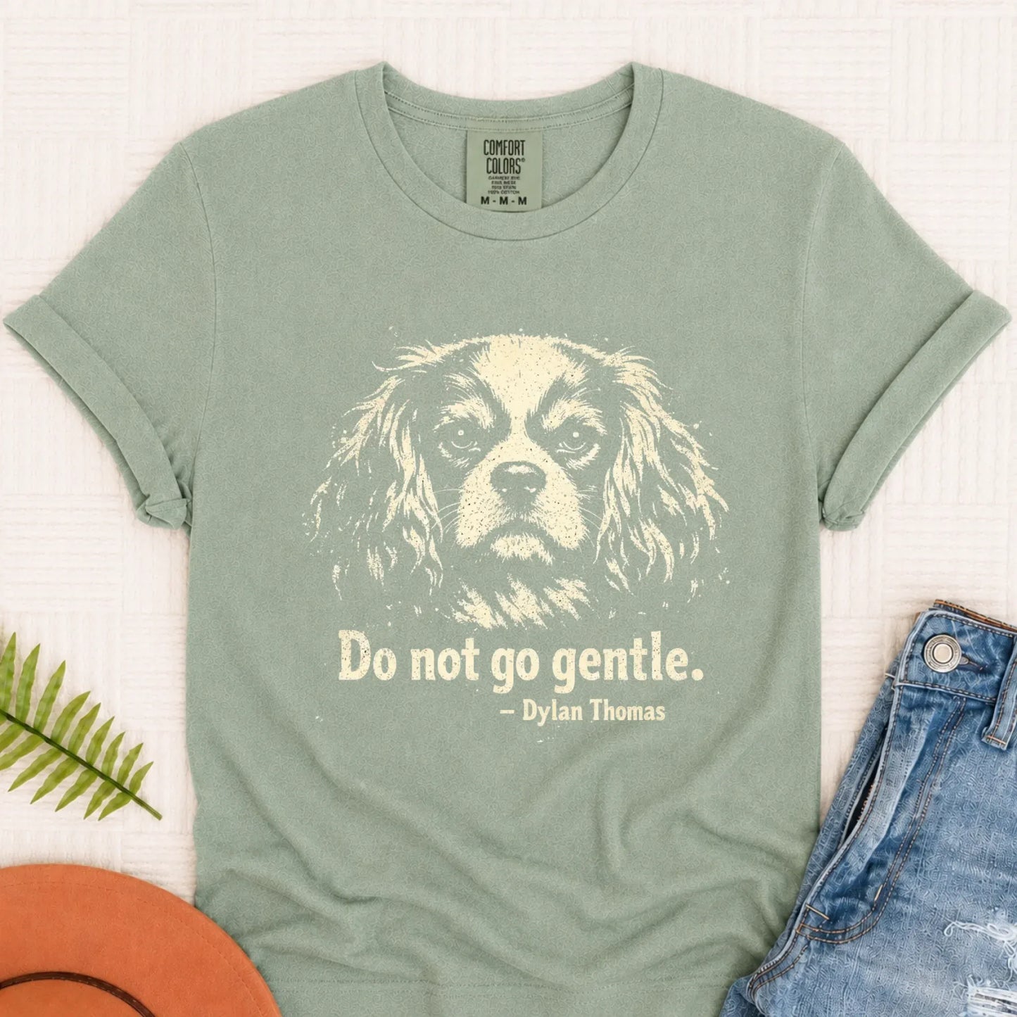 Cavalier Dylan Thomas Poetry Books Unisex TShirt Bay