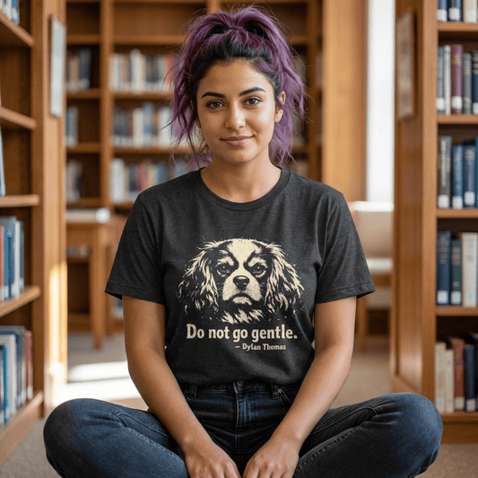 Cavalier Dylan Thomas Poetry Unisex TShirt