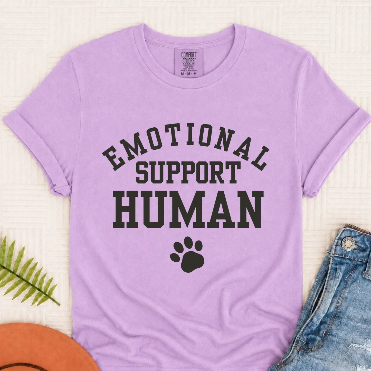 T-Shirt Orchid / S Cavalier Emotional Support Human Unisex TShirt