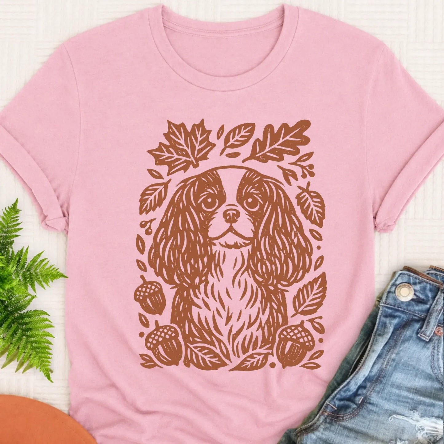 T-Shirt Blossom / S Cavalier Fall Autumn Leaves Unisex TShirt