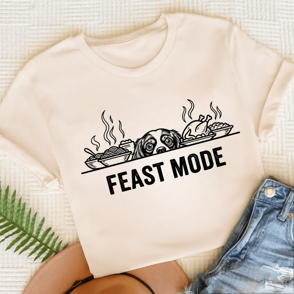 Cavalier Feast Mode Unisex TShirt Natural