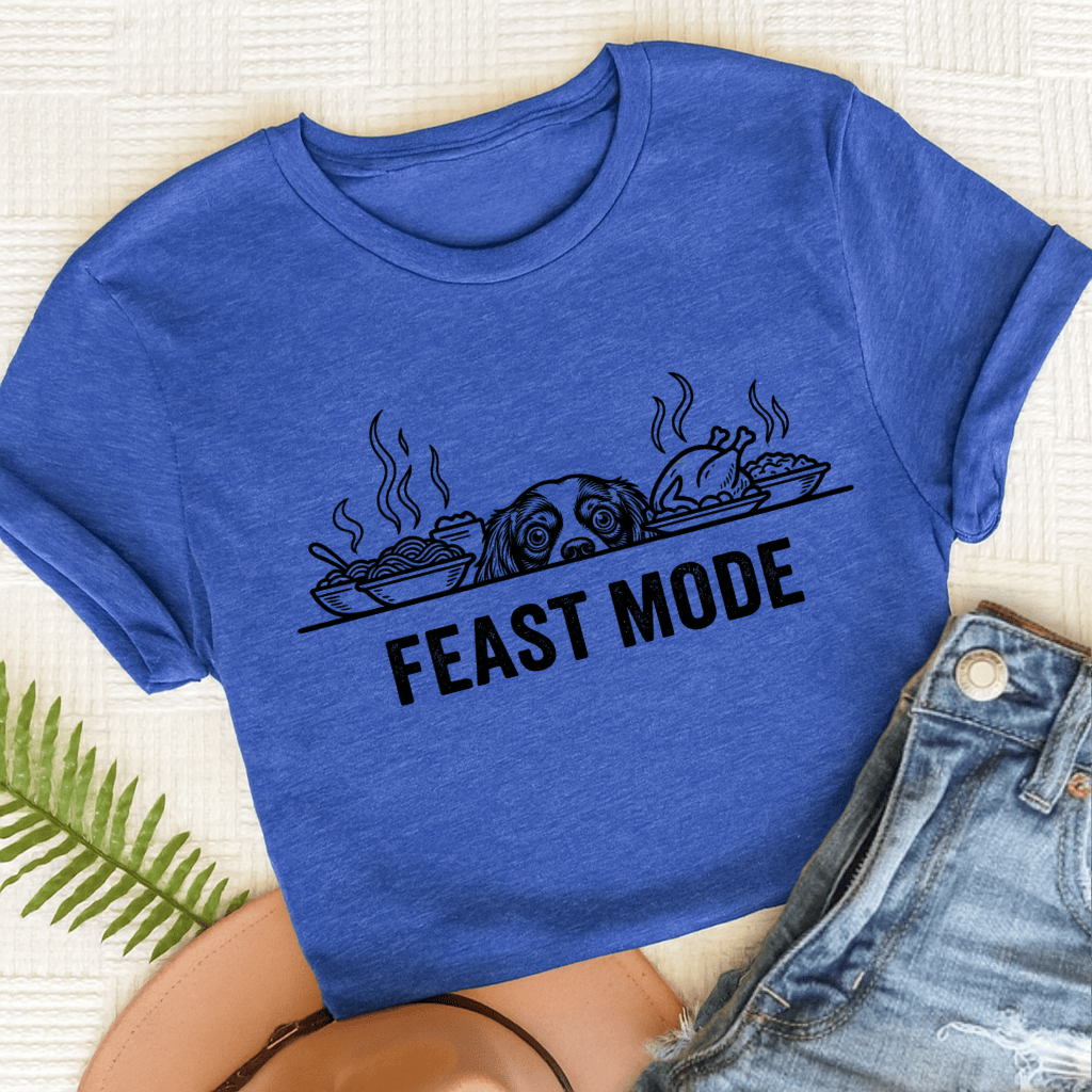 Cavalier Feast Mode Unisex TShirt Heather Royal