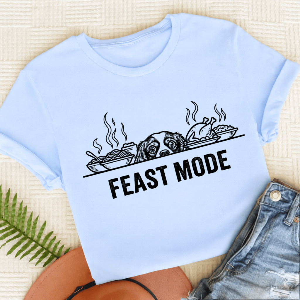 Cavalier Feast Mode Unisex TShirt Light Blue