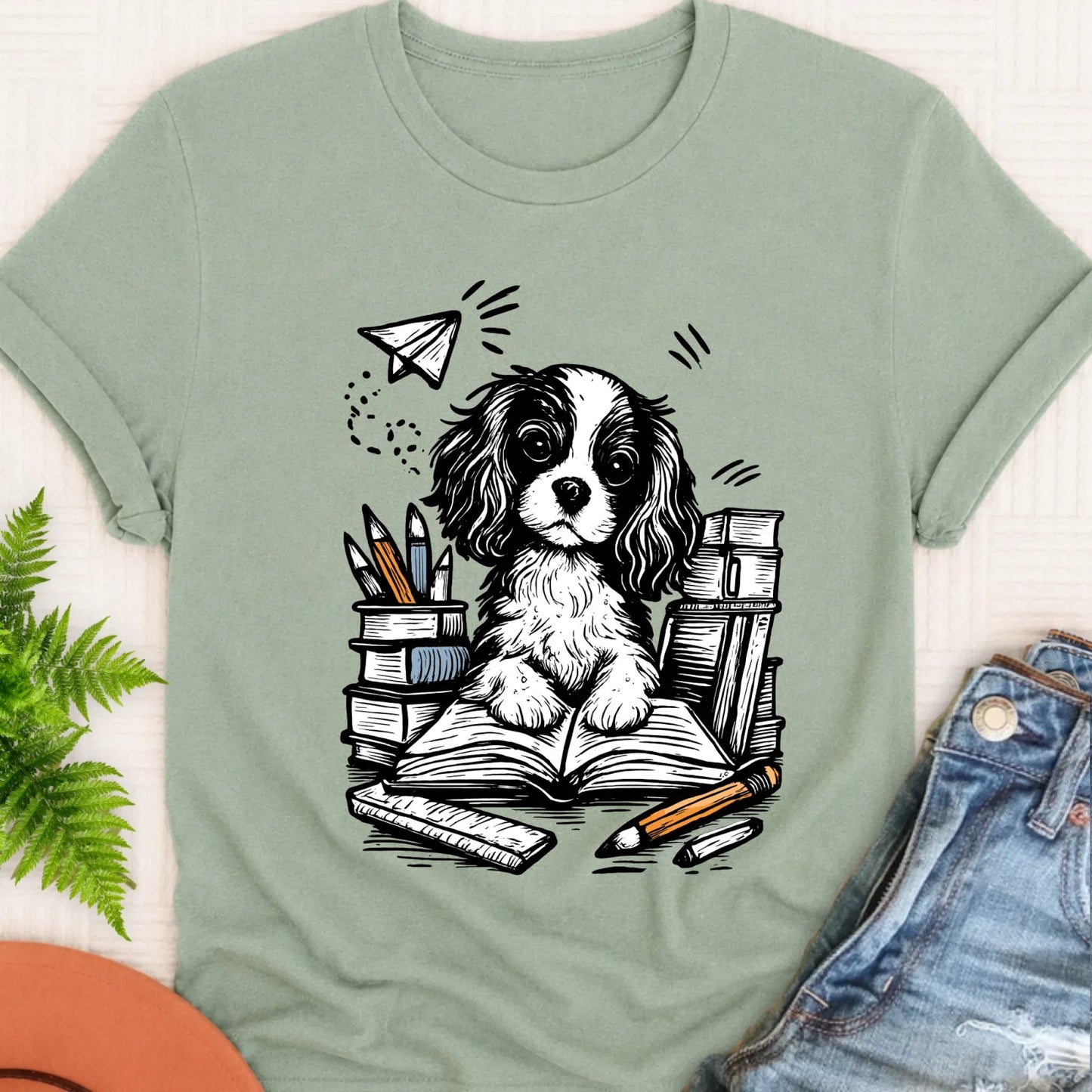 T-Shirt Bay / S Cavalier First Day of School Unisex TShirt
