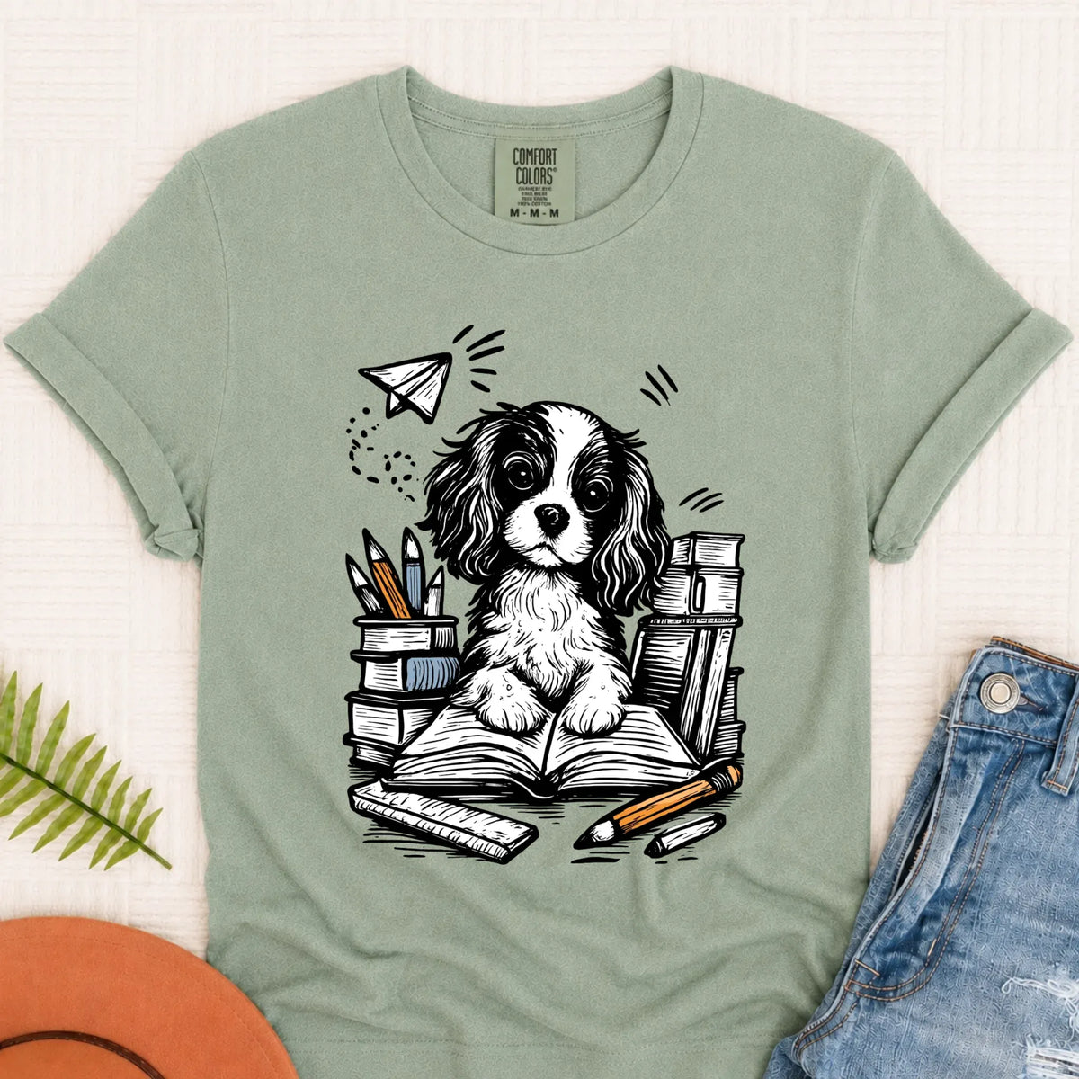 Cavalier First Day of School Unisex TShirt Bay