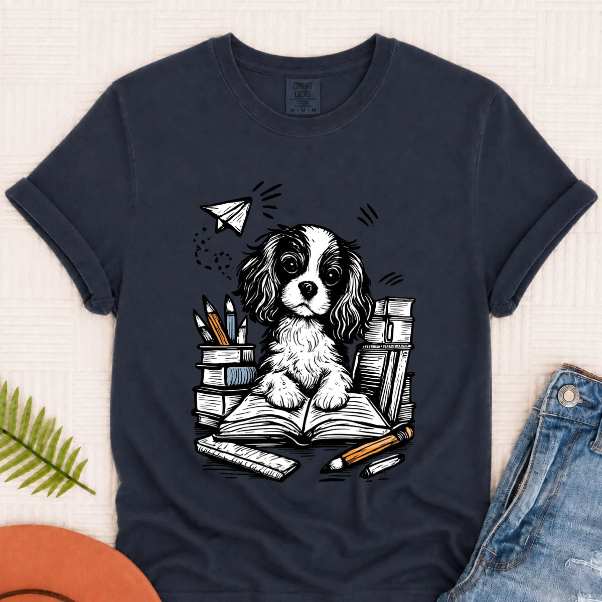 Cavalier First Day of School Unisex TShirt Pepper 3XL