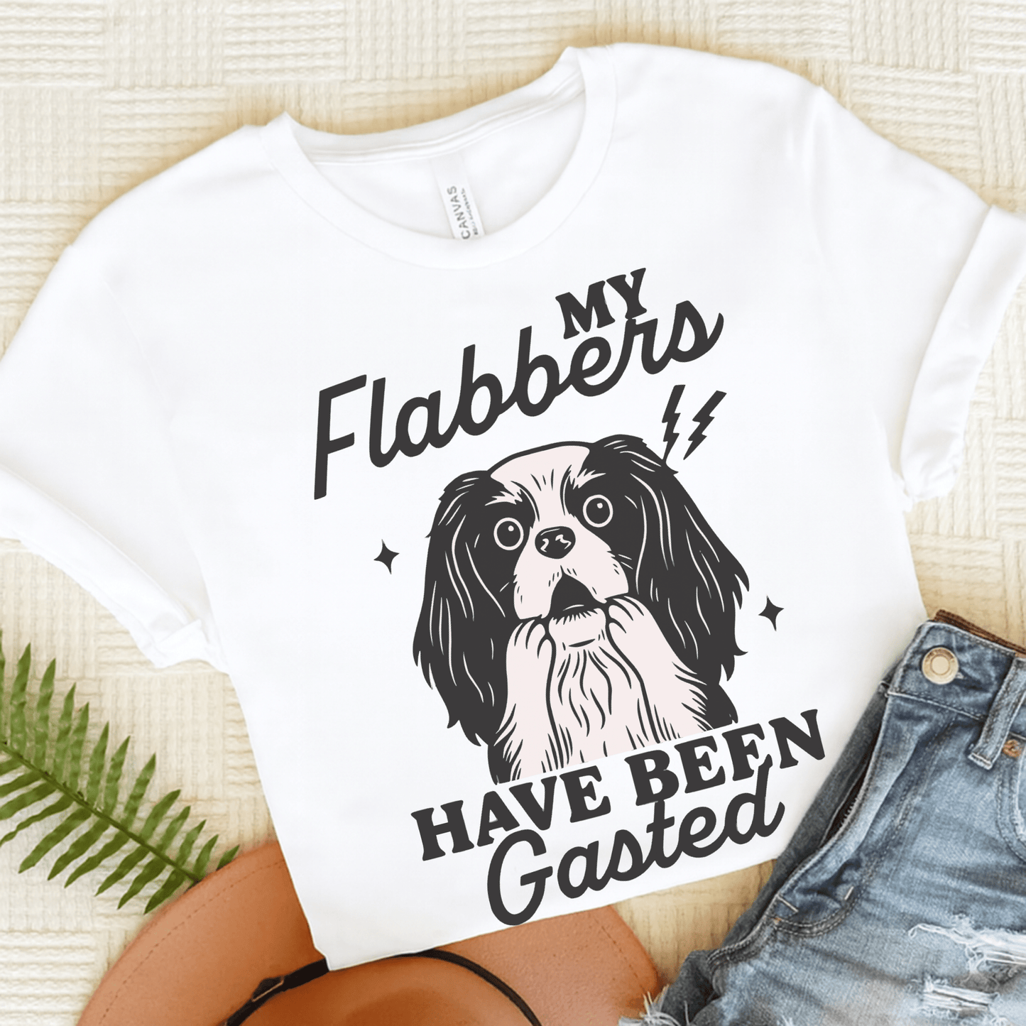Cavalier Flabbergasted Tshirt White
