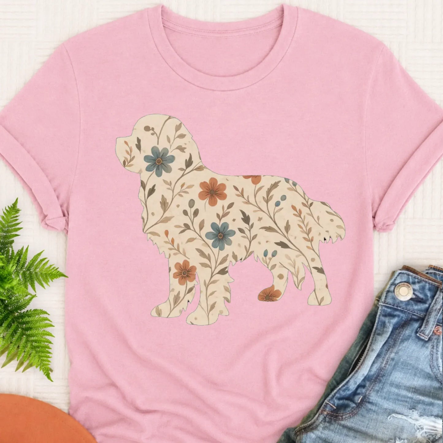 T-Shirt Blossom / S Cavalier Floral Gardening Silhouette Unisex TShirt