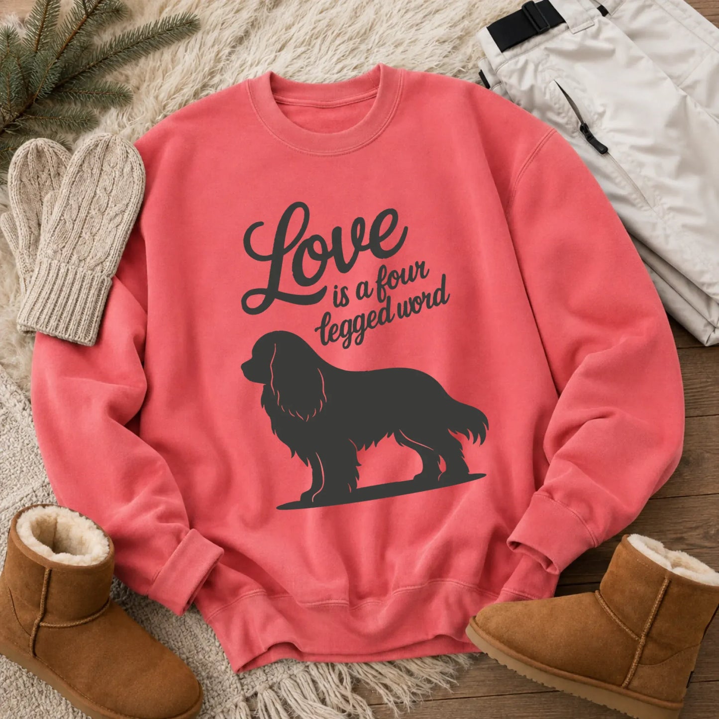 Sweatshirt Watermelon / S Cavalier Four Legged Word Unisex Sweatshirt