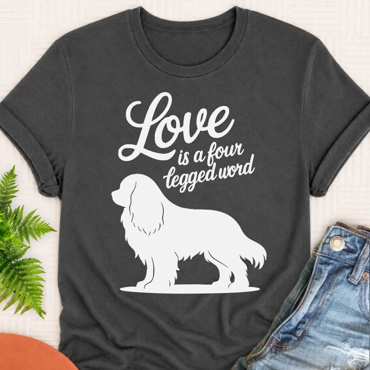 T-Shirt Pepper / S Cavalier Four Legged Word Unisex TShirt