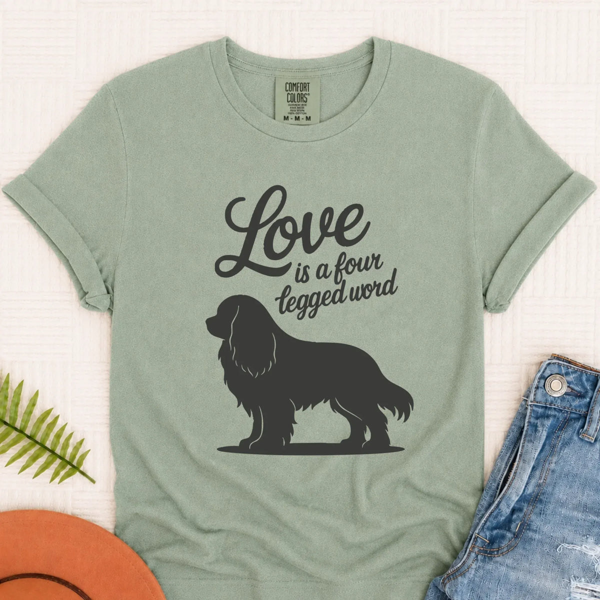 Cavalier Four Legged Word Unisex TShirt Bay