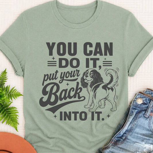 Cavalier Funny Back Into It Unisex TShirt Bay