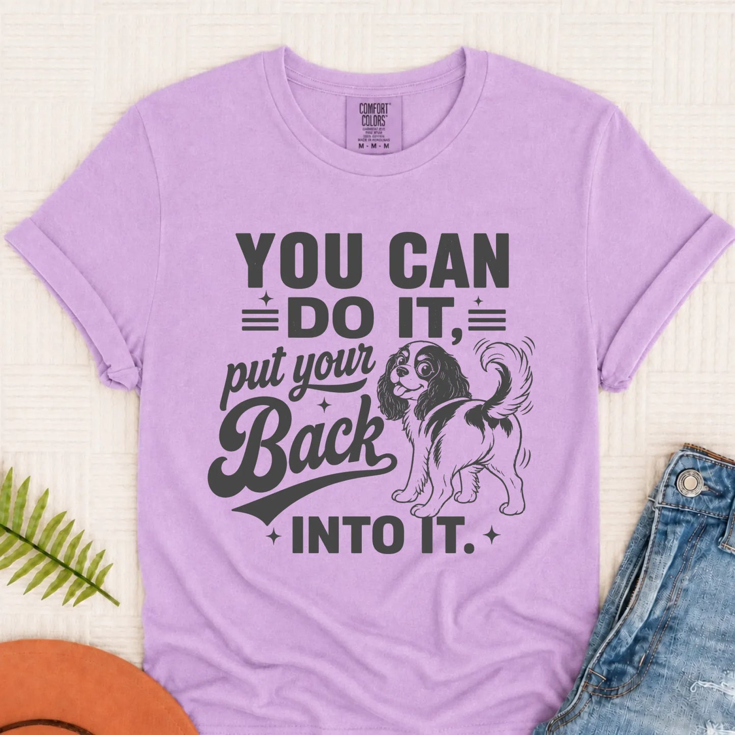 Cavalier Funny Back Into It Unisex TShirt Orchid