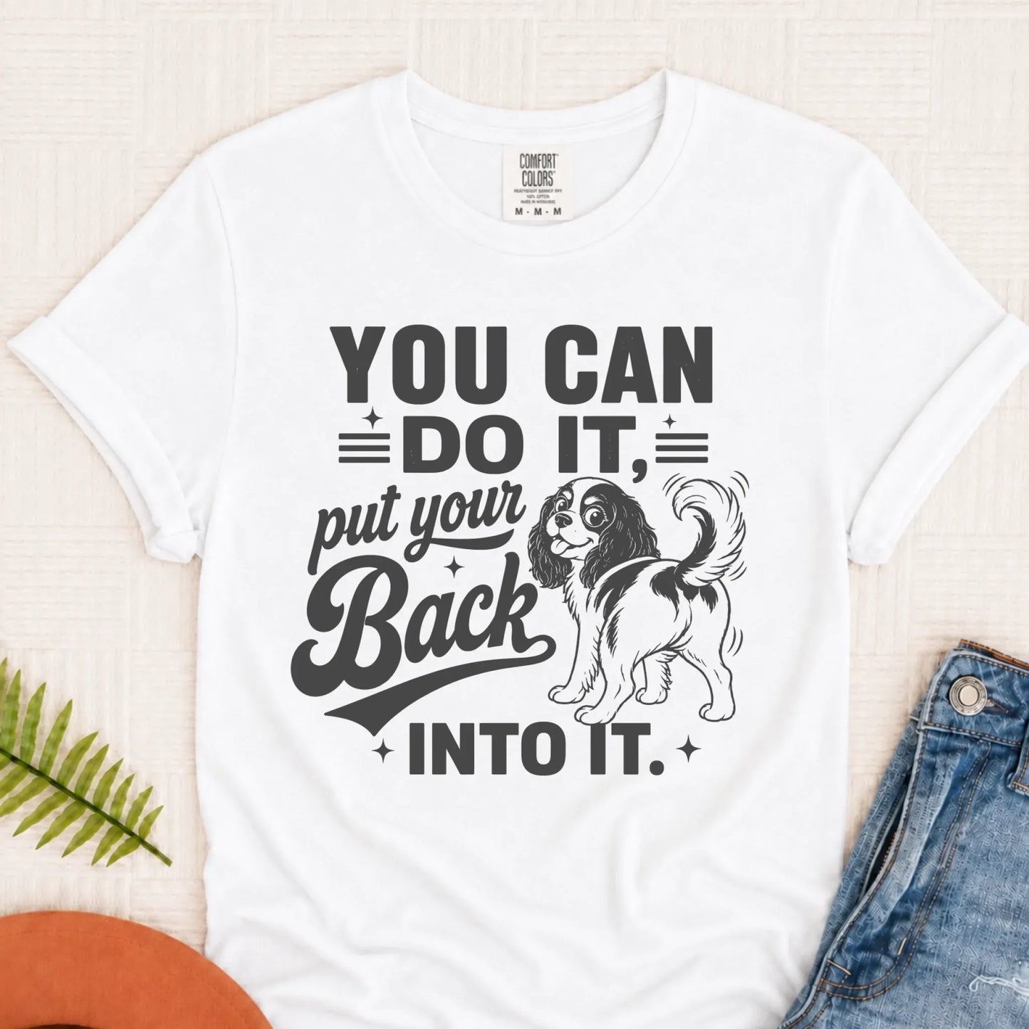 Cavalier Funny Back Into It Unisex TShirt White