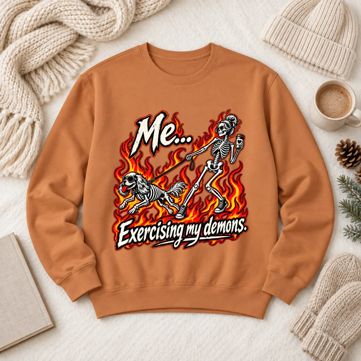 Cavalier Funny Demons Halloween Unisex Sweatshirt Yam