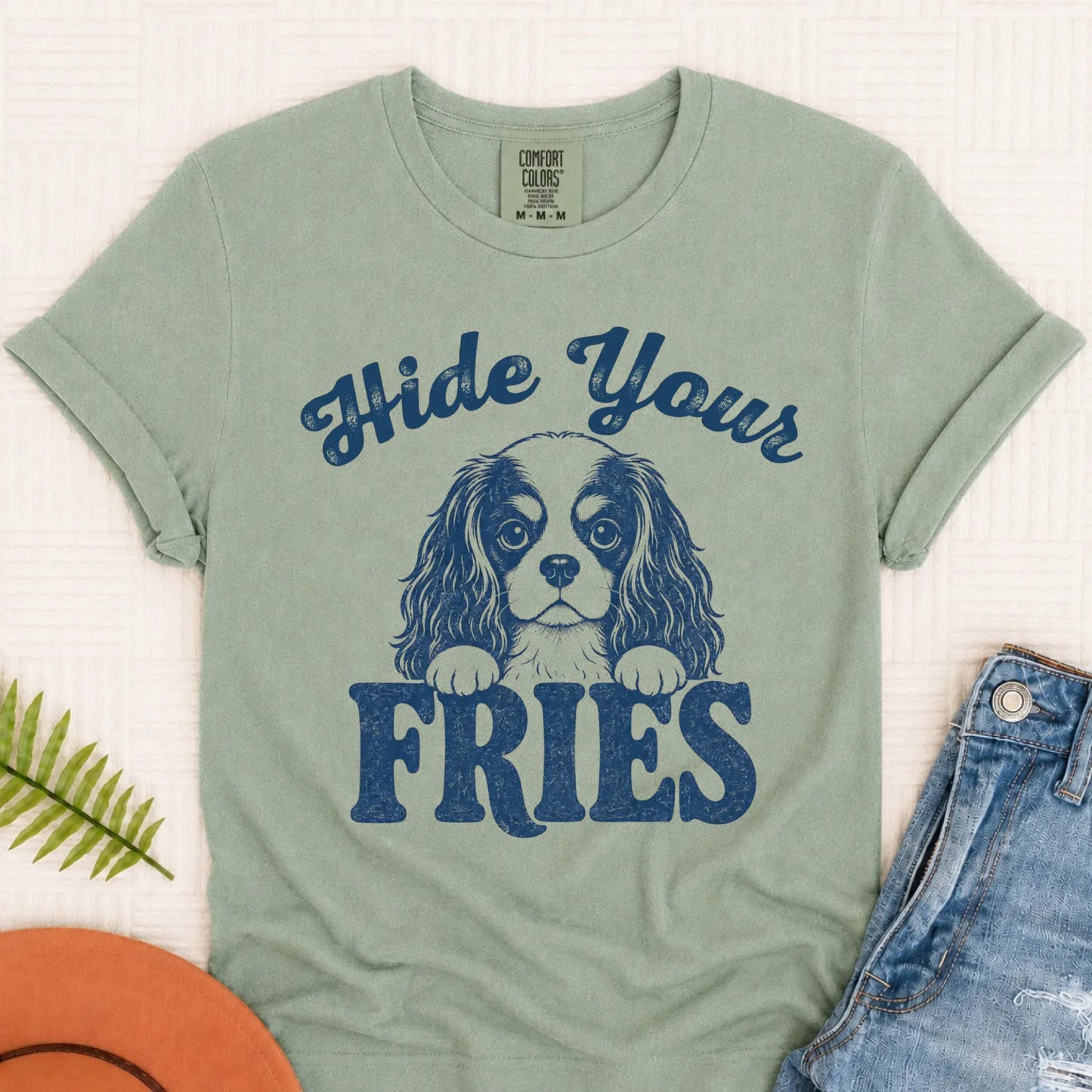 T-Shirt Bay / S Cavalier Funny Foodie Fries Unisex TShirt