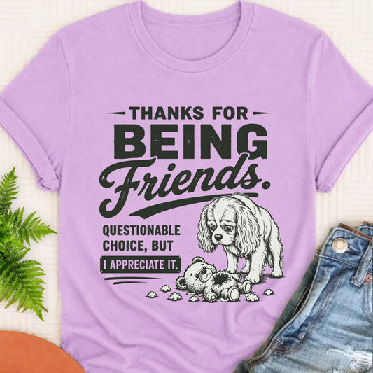 Cavalier Funny Friends Gift Unisex TShirt Orchid
