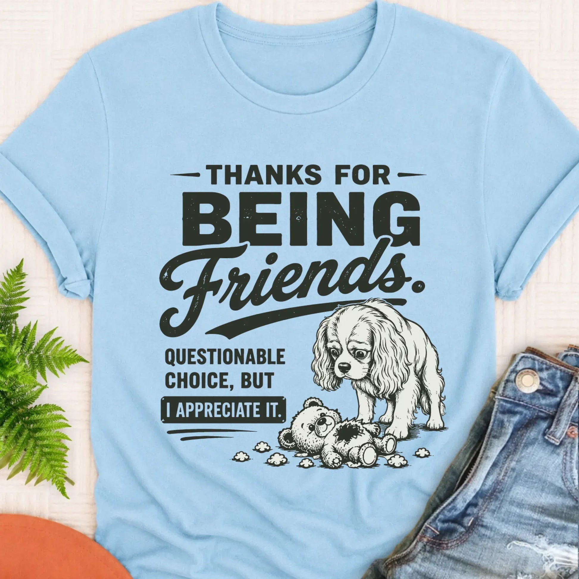 T-Shirt Chambray / S Cavalier Funny Friends Gift Unisex TShirt