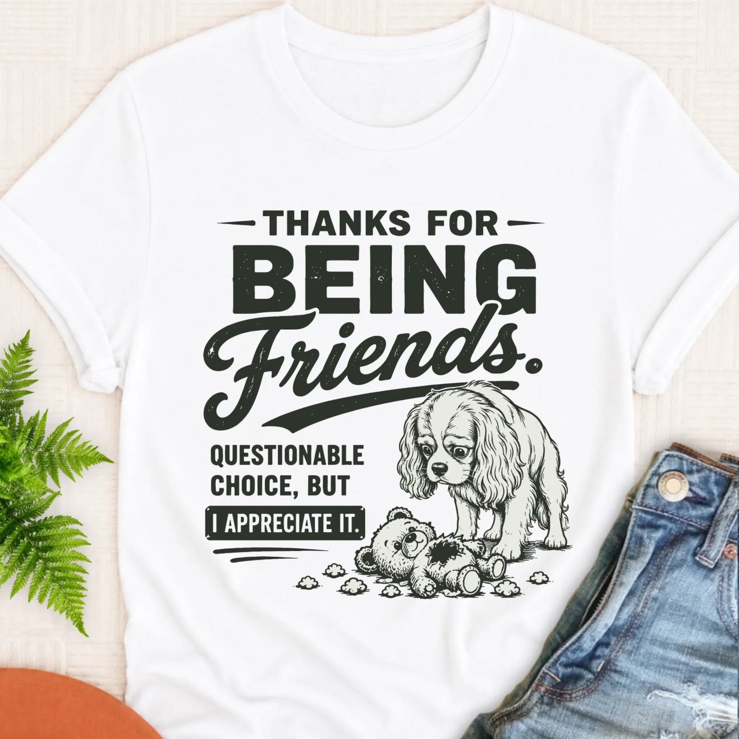 T-Shirt White / S Cavalier Funny Friends Gift Unisex TShirt