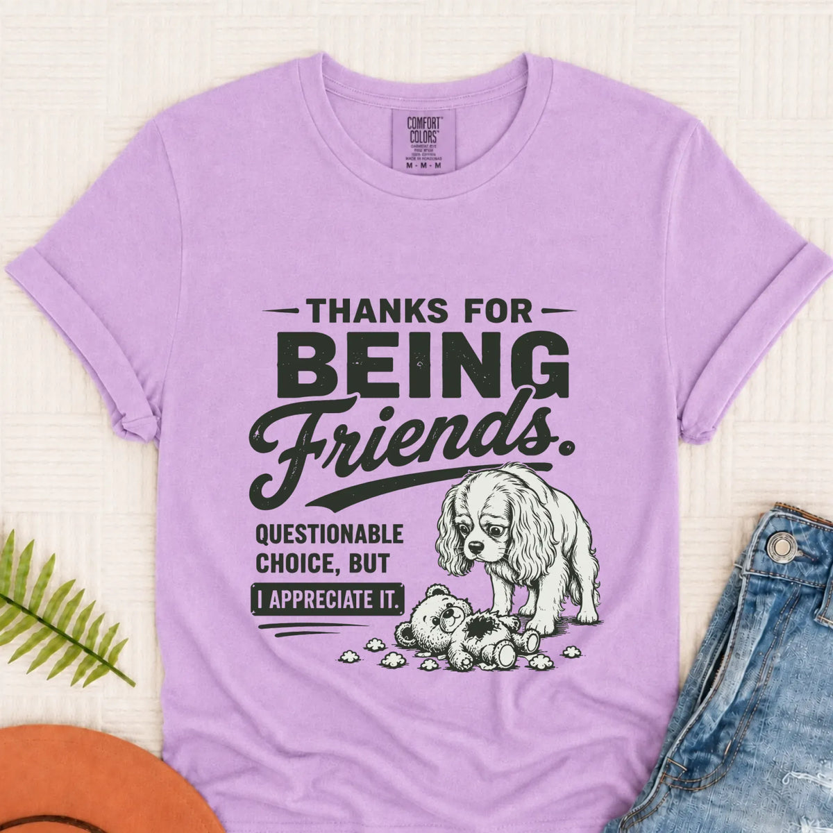Cavalier Funny Friends Gift Unisex TShirt Orchid
