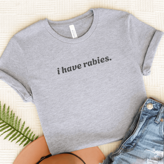 Cavalier I have Rabies Unisex TShirt Athletic Heather