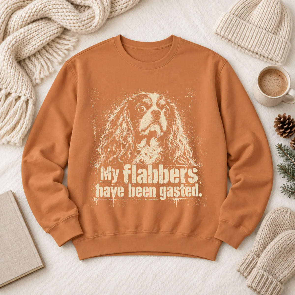 Sweatshirt Yam / S Cavalier Funny Shocked Flabbergasted Unisex Sweatshirt