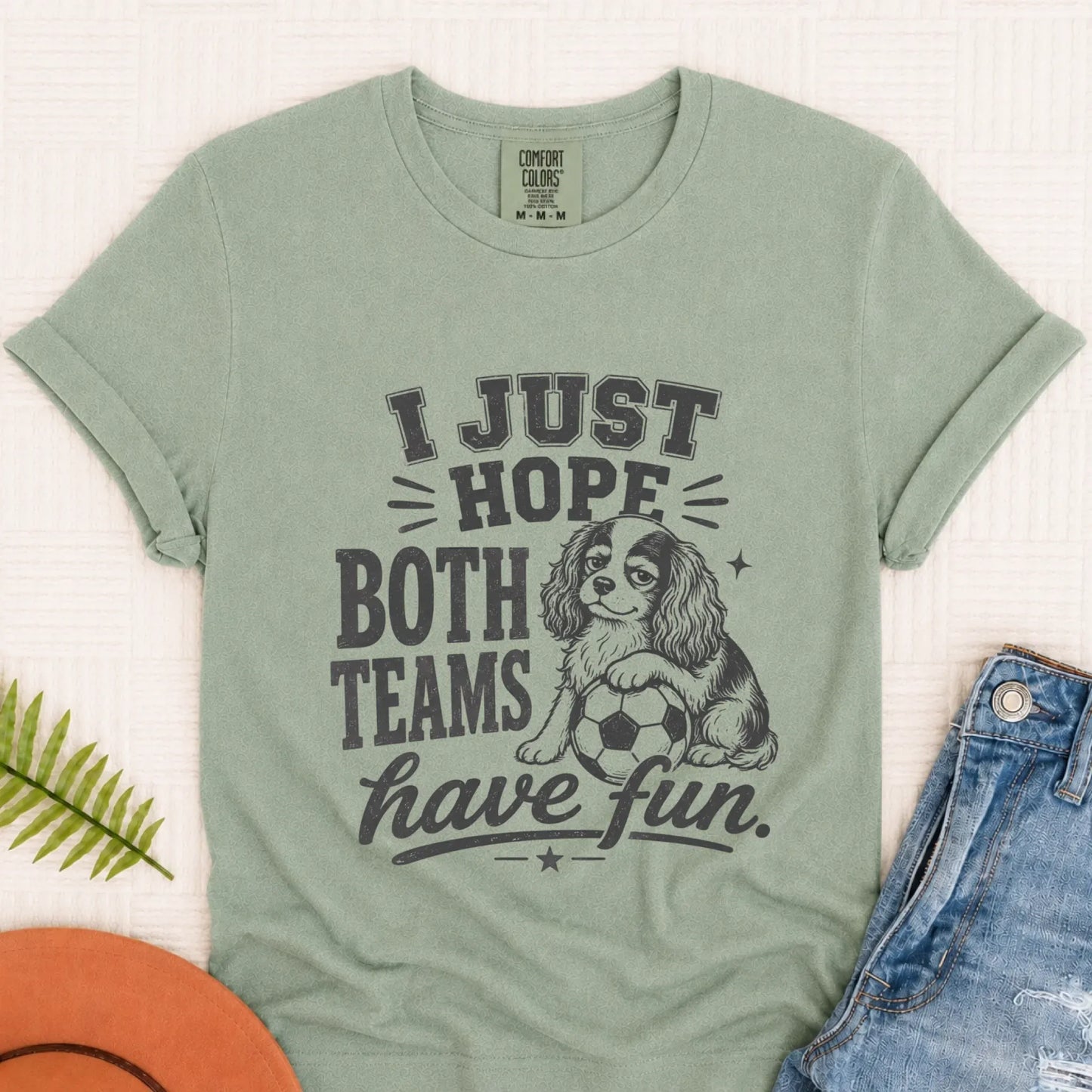 Cavalier Funny Soccer Both Teams Unisex TShirt Bay