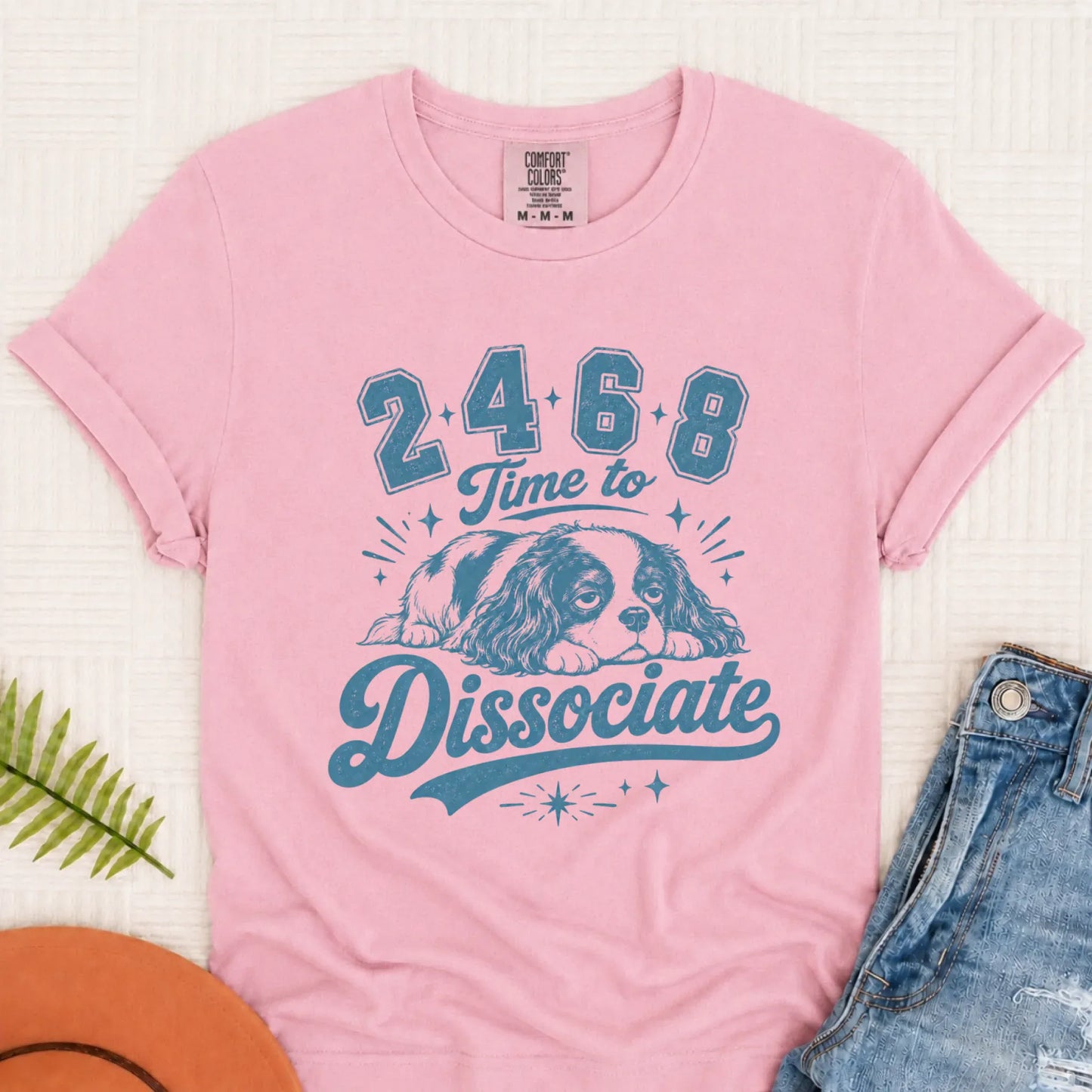 Cavalier Funny Sports Dissociate Unisex TShirt Blossom