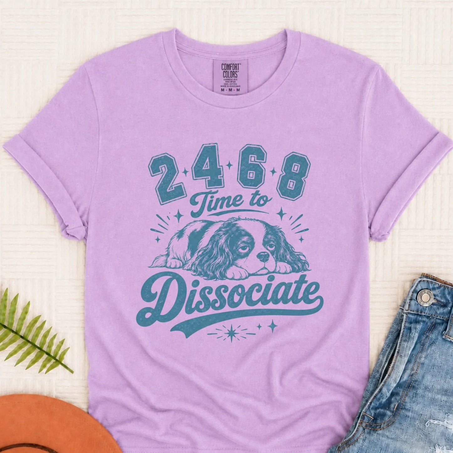 Cavalier Funny Sports Dissociate Unisex TShirt Orchid