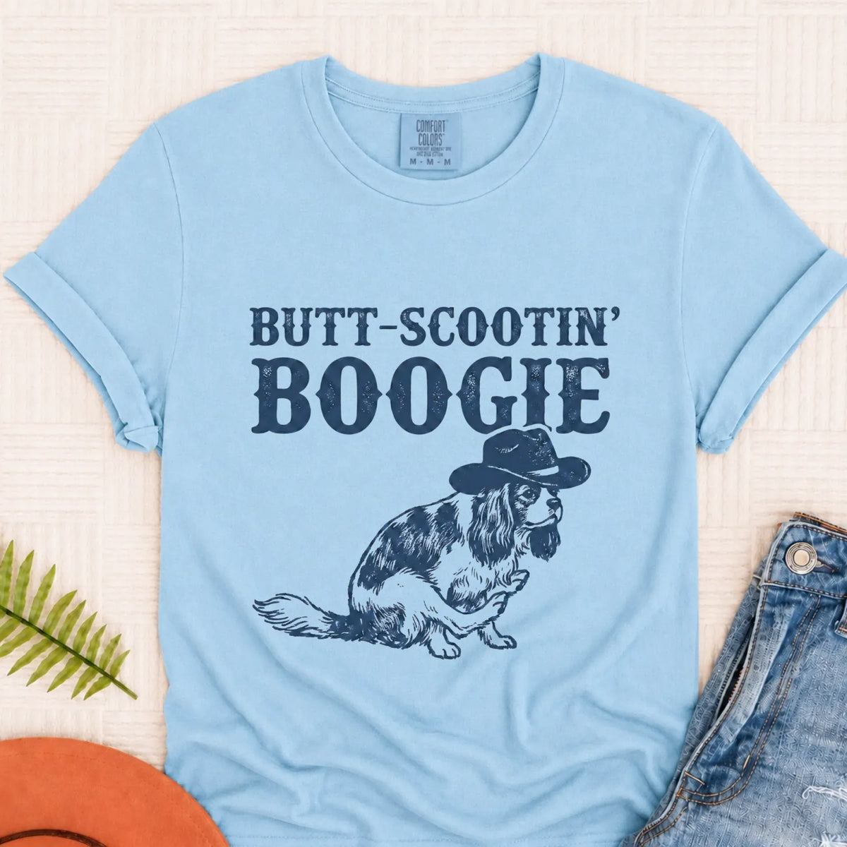 Cavalier Funny Western Song Unisex TShirt Chambray