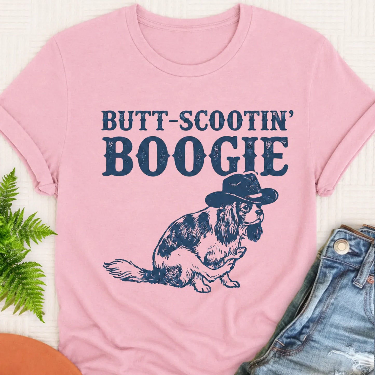 Cavalier Funny Western Unisex TShirt Blossom
