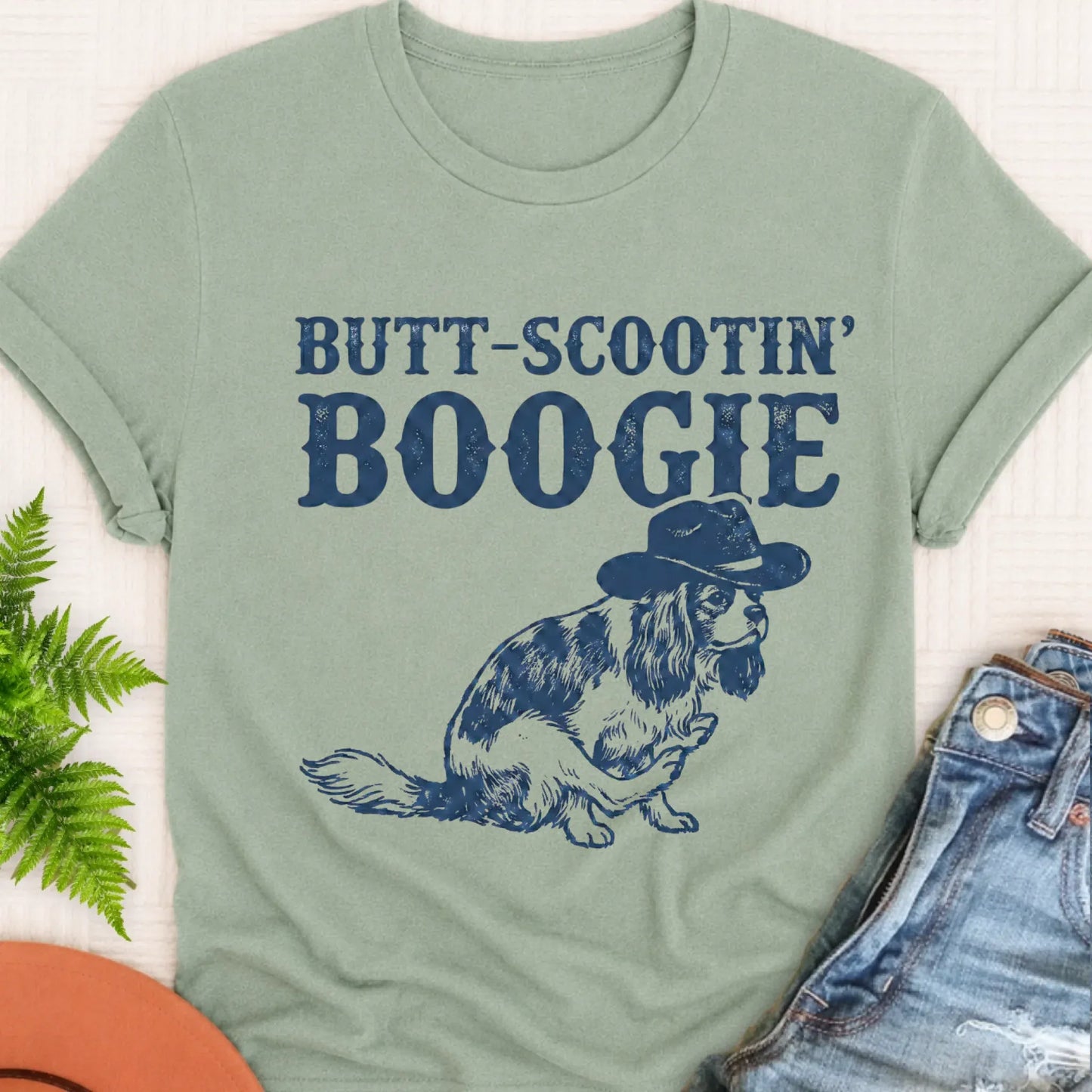 Cavalier Funny Western Unisex TShirt Bay