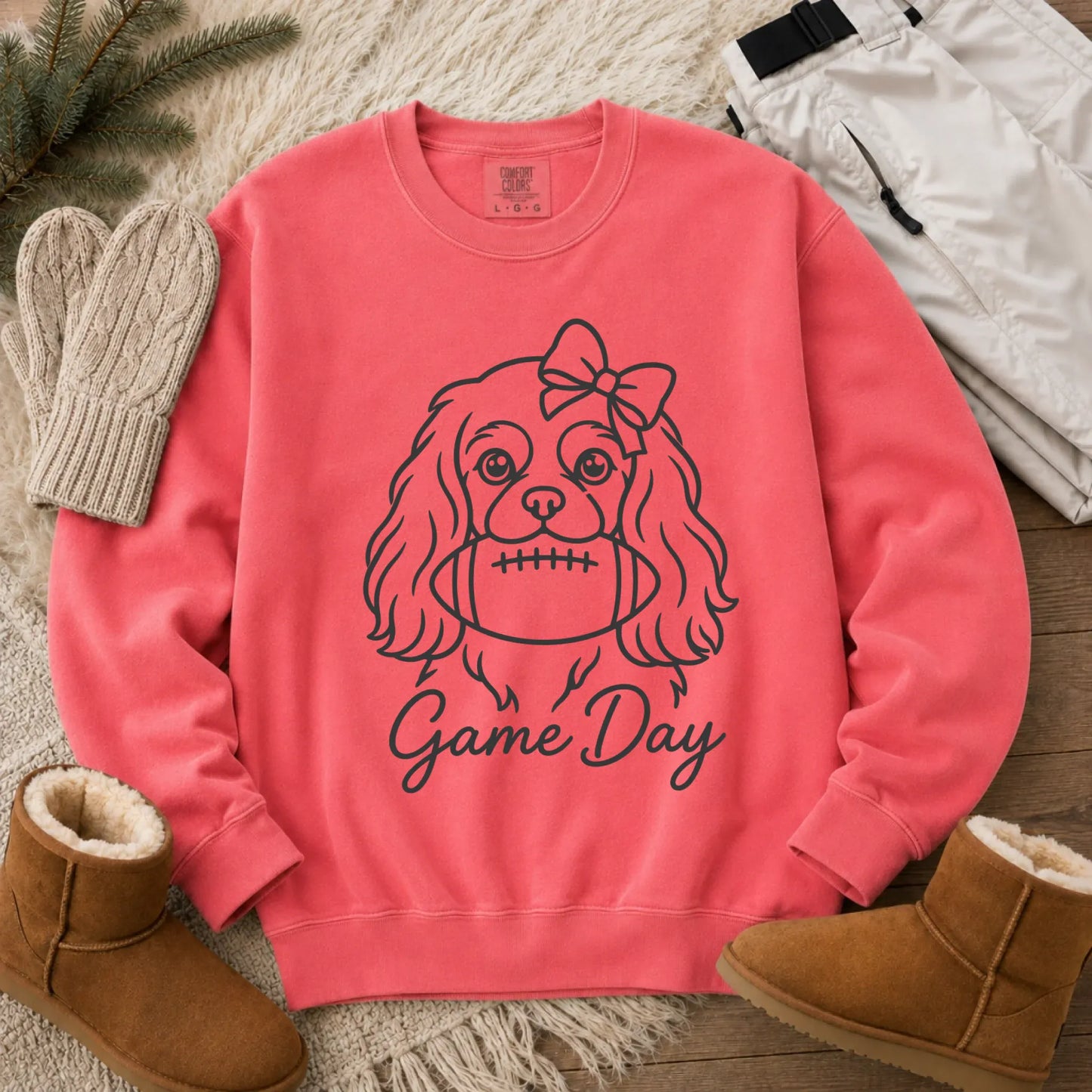 Cavalier Game Day Minimalist Unisex Sweatshirt Watermelon