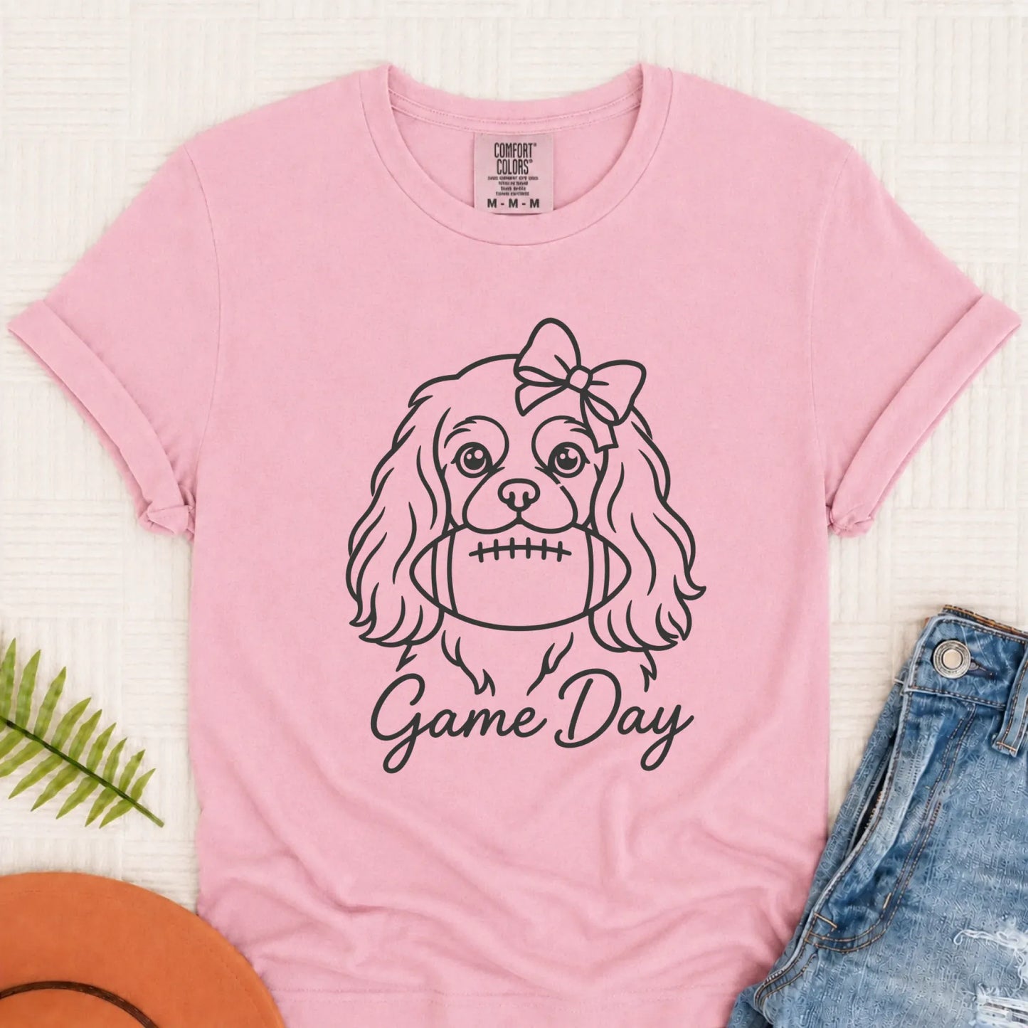 Cavalier Game Day Minimalist Unisex Tshirt Blossom