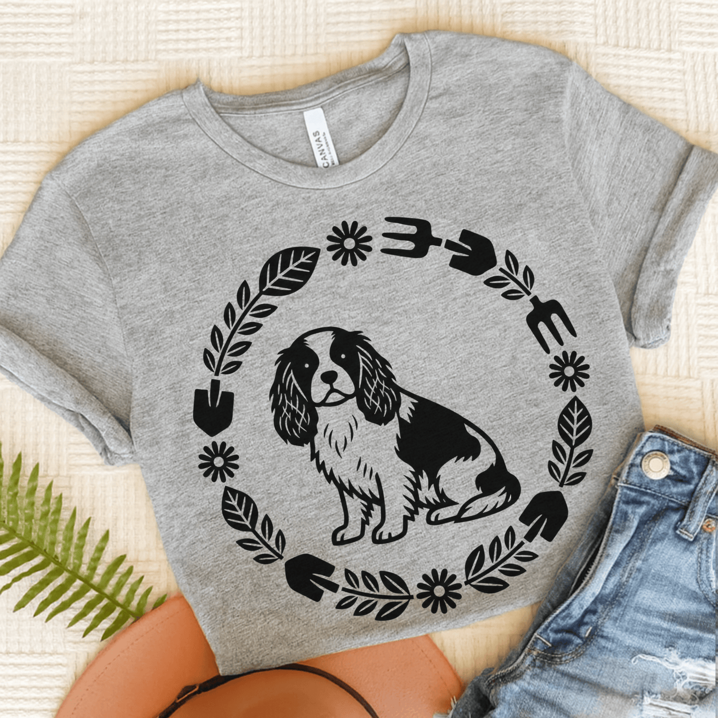 Cavalier Gardening Gardener Unisex Tshirt Athletic Heather