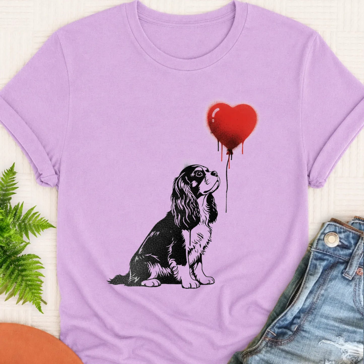 T-Shirt Orchid / S Cavalier Graffiti Street Heart Unisex Tshirt