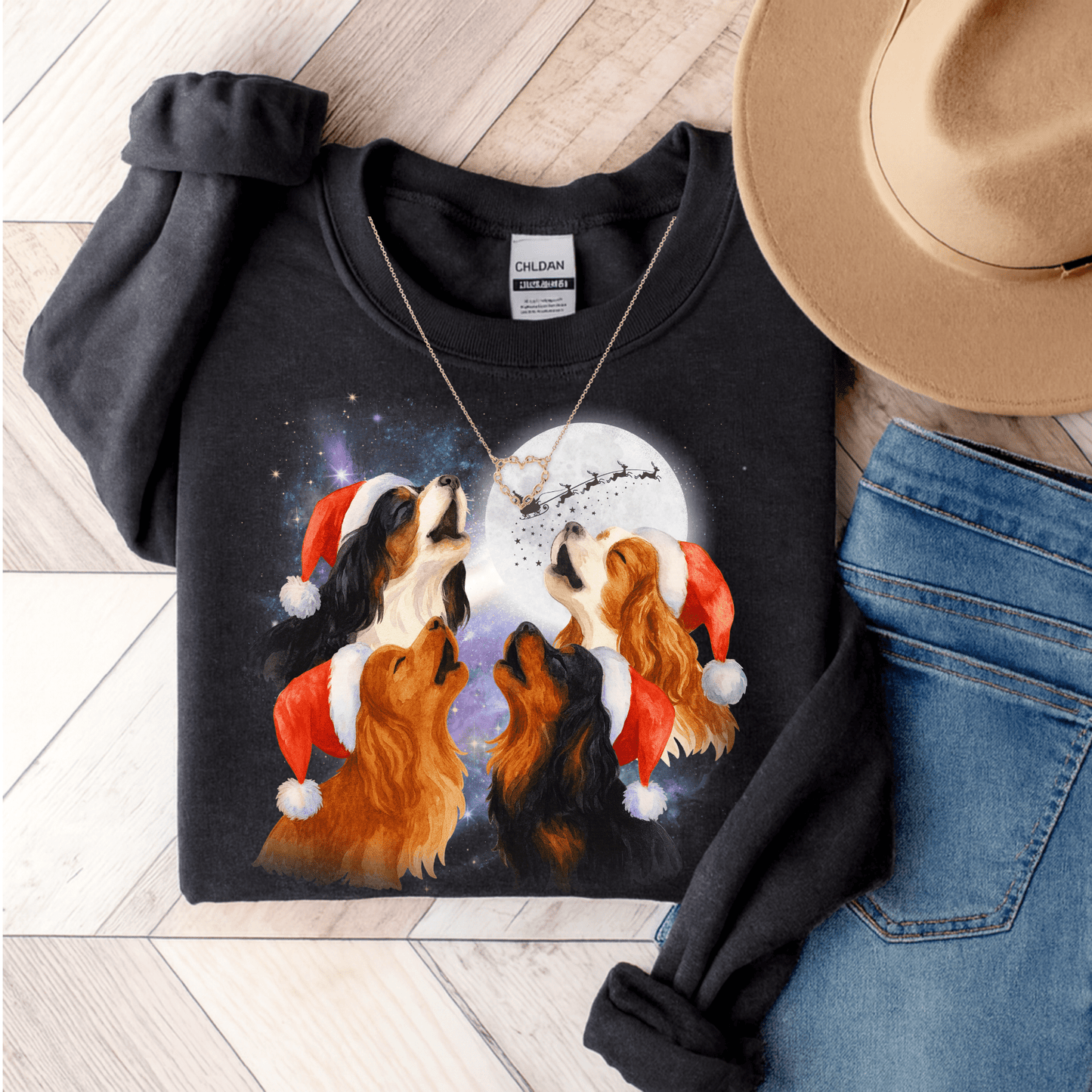 Cavalier Howliday Sweatshirt Black