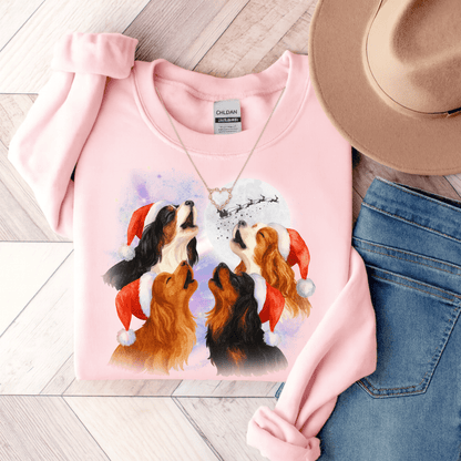 Cavalier Howliday Sweatshirt Light Pink