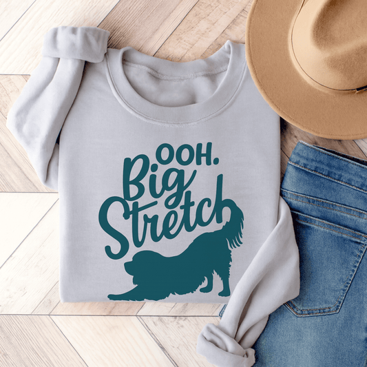 Cavalier King Charles Big Stretch Sweatshirt Ash