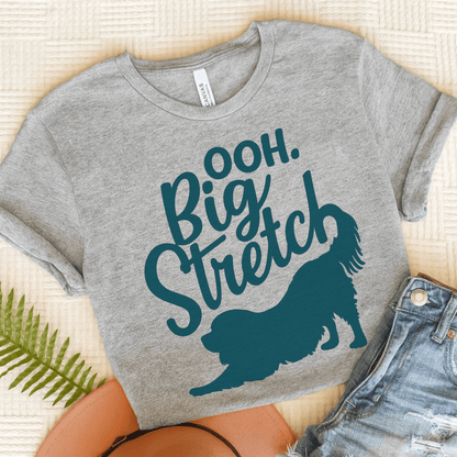 Cavalier King Charles Big Stretch Unisex TShirt Athletic Heather