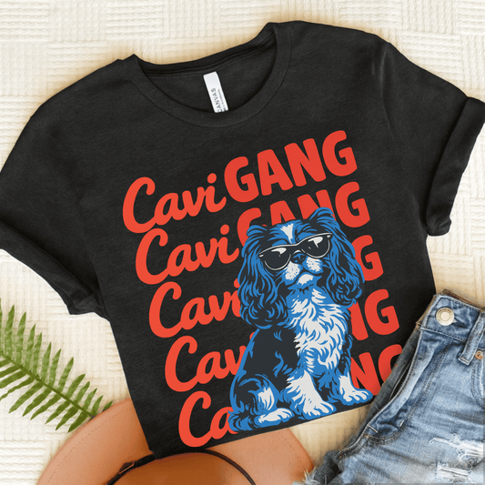 Cavalier Gang Meme Unisex TShirt Dark Grey Heather