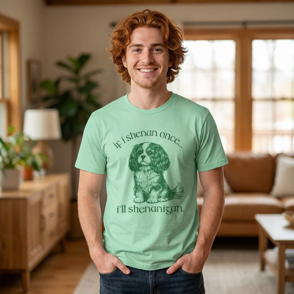 Cavalier King Charles Shenanigans Funny Unisex TShirt