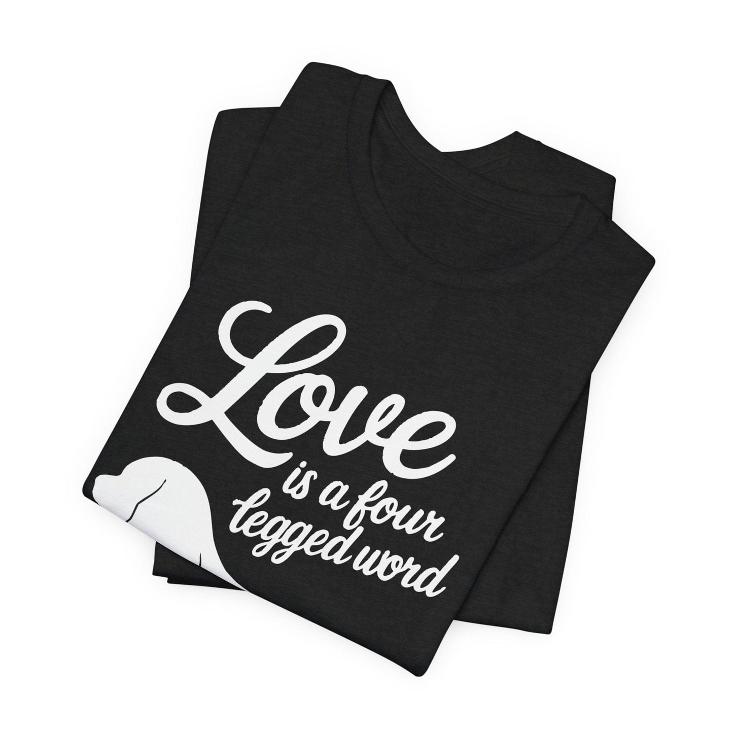 Printify T-Shirt Cavalier King Charles Four Legged Word TShirt