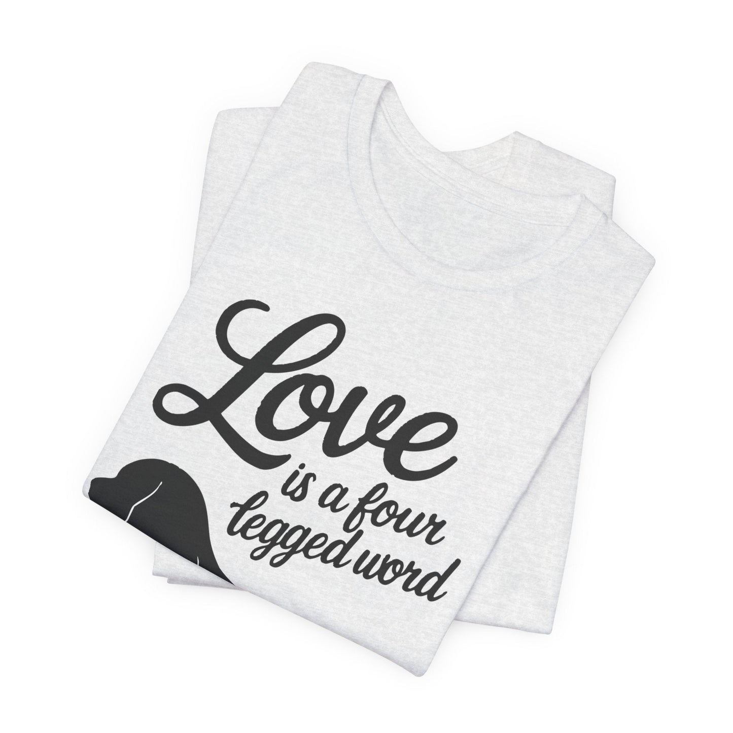Printify T-Shirt Cavalier King Charles Four Legged Word TShirt